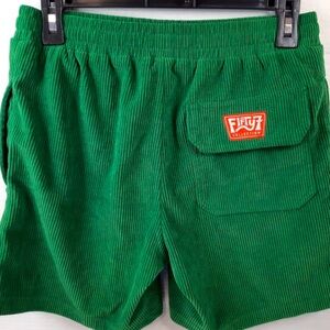 Men’s Fifty7 By Jacks Surfboards Green Corduroy Shorts Size S